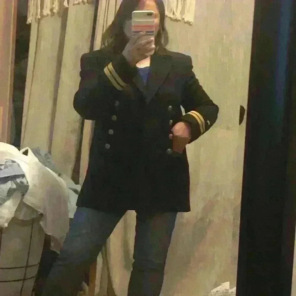 Ralph Lauren Vintage Military Blazer Size 8 - Picture 9 of 11